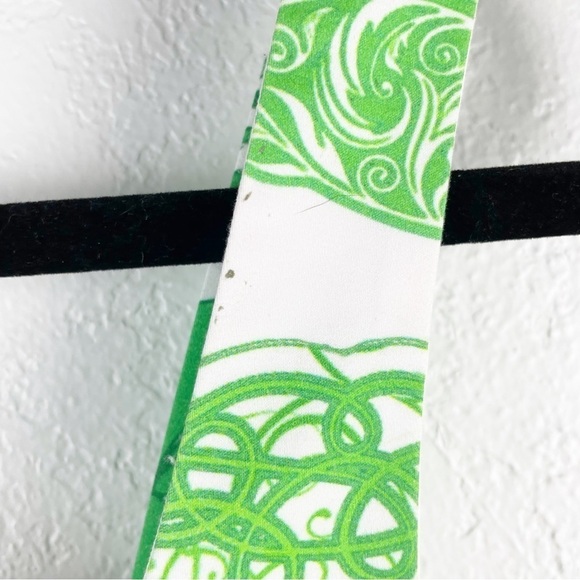 Silvia Tcherassi Agnetha Dress in Green Bandana Midi Cocktail Party Summer - Picture 8 of 10